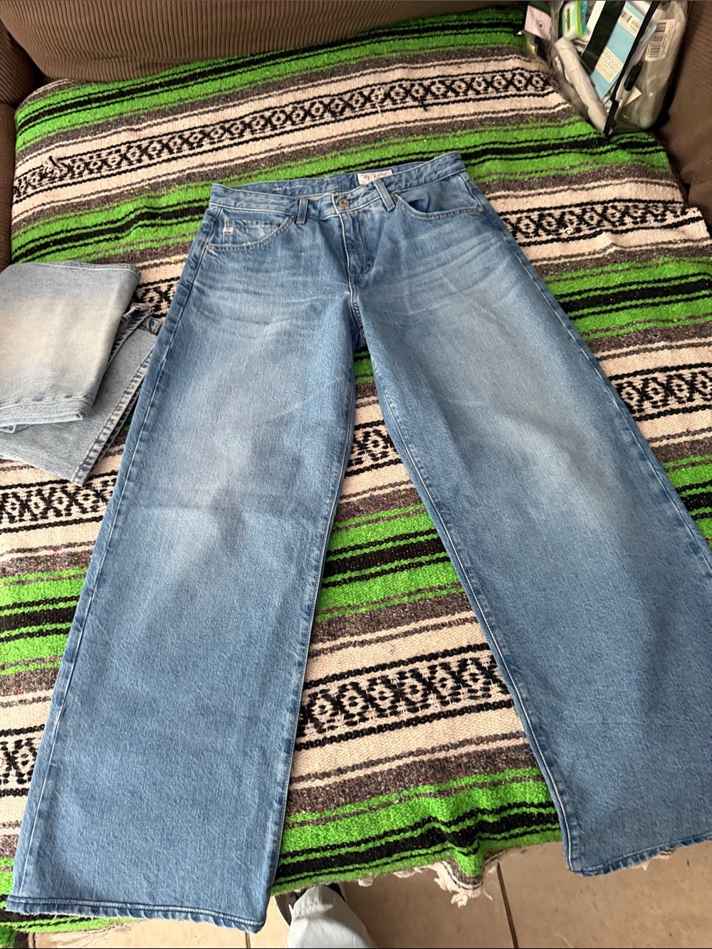Ag Adriano Goldschmied Men's Light Blue Bootcut Jeans